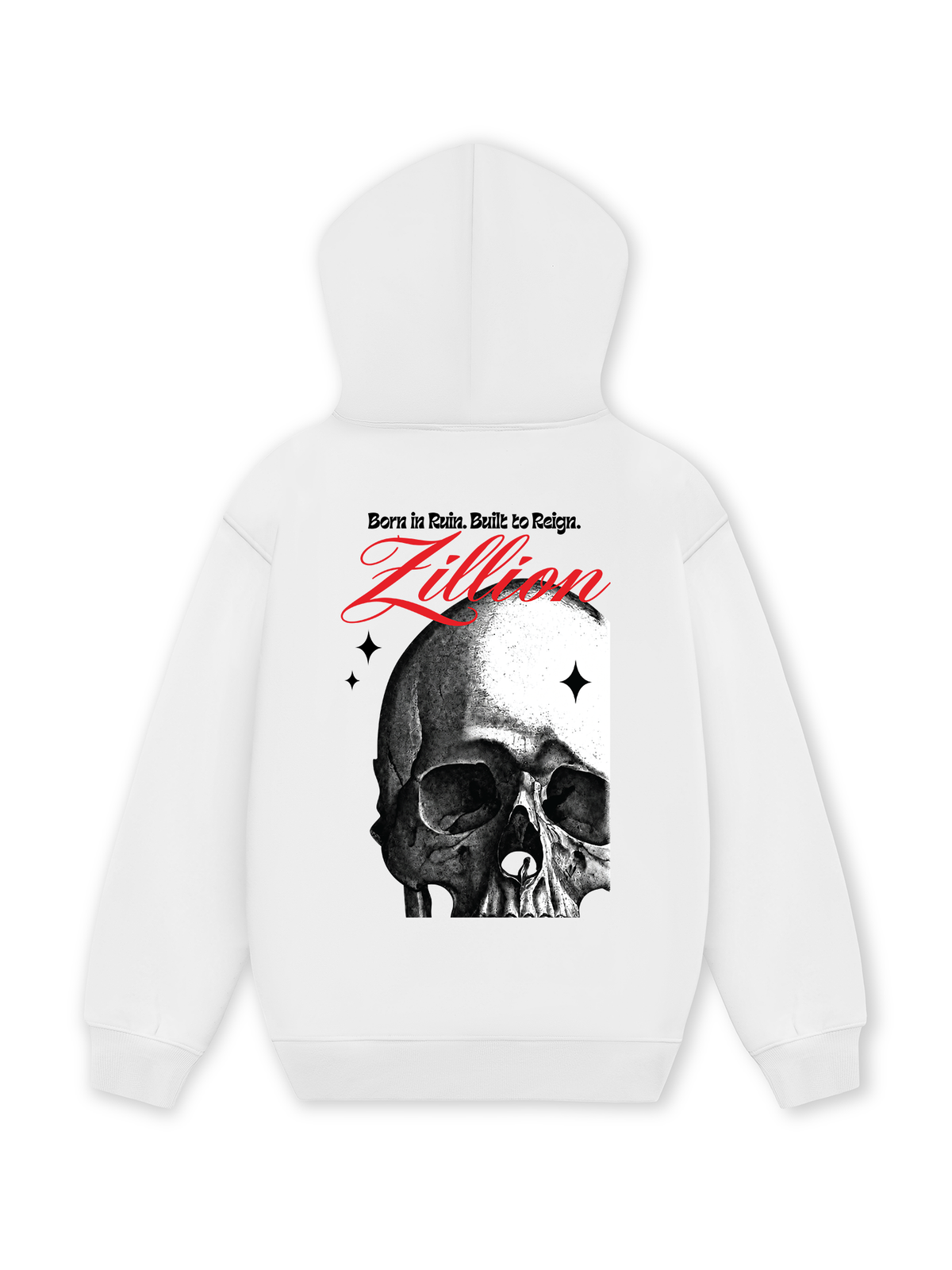 Áo Hoodie Nỉ Hai Da Skull Zillion