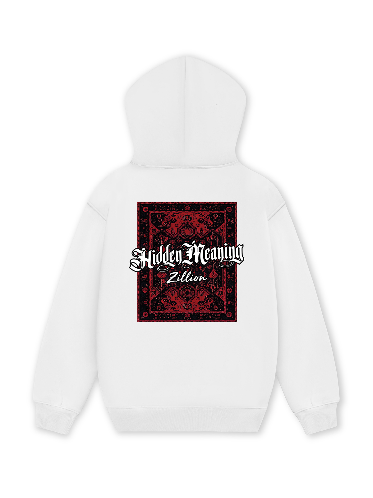 Áo Hoodie Nỉ Hai Da Hidden Meaning Red Rug
