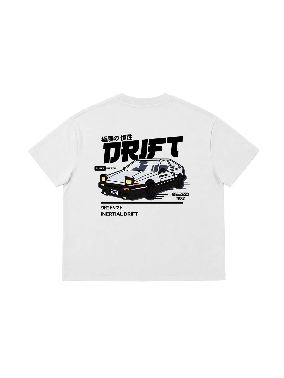 Áo Thun Boxy Car Drift