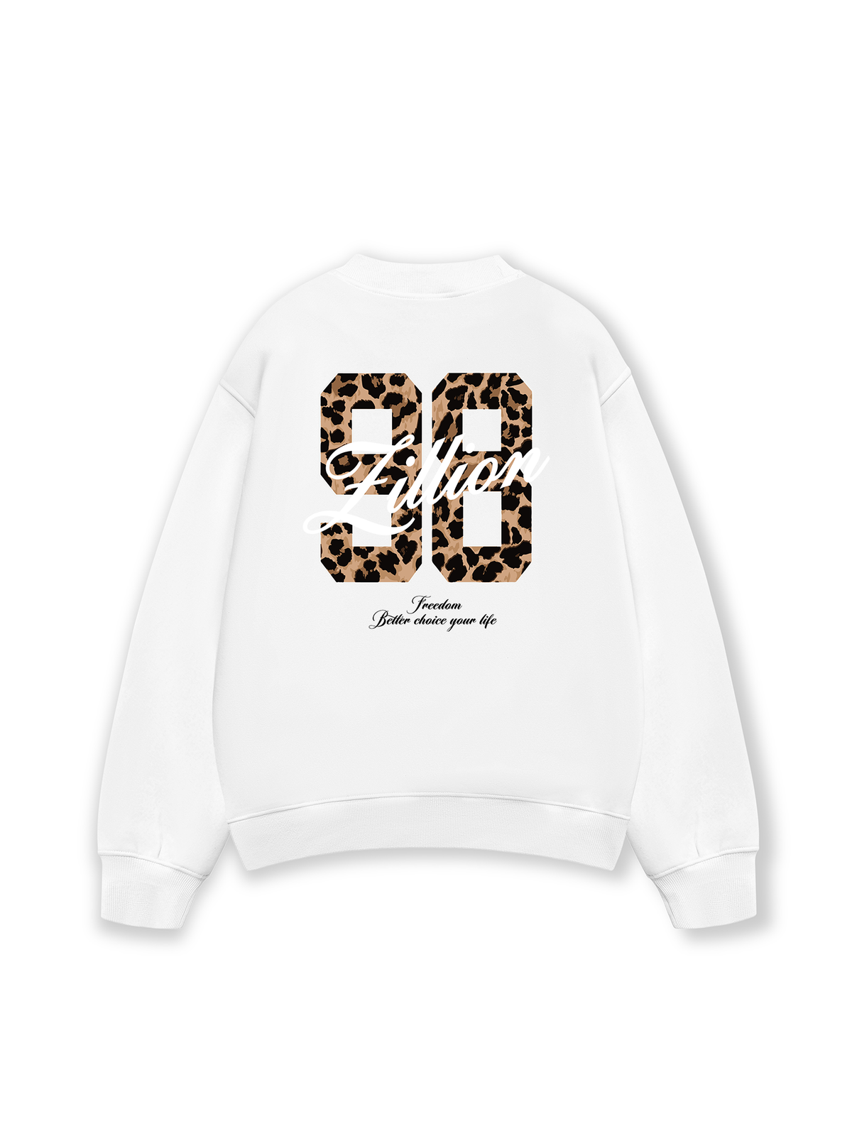 Áo Sweater Nỉ Hai Da Zillion Leopard 98