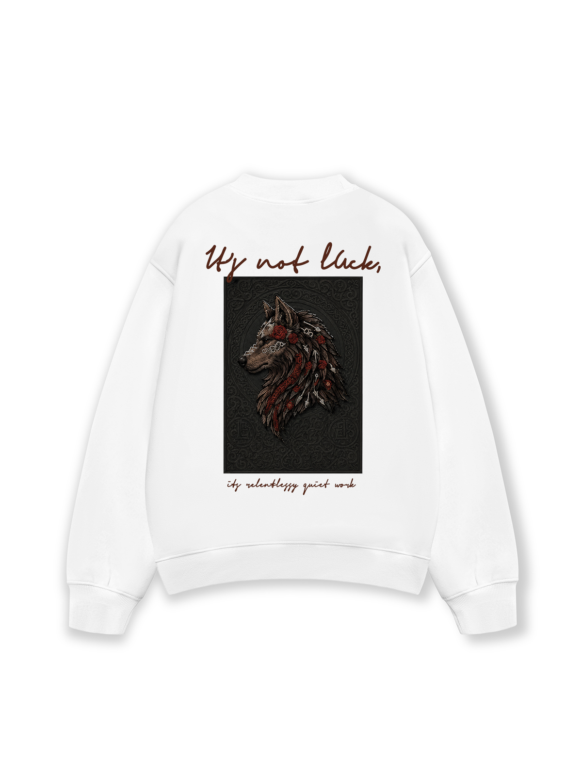 Áo Sweater Nỉ Hai Da Wolf