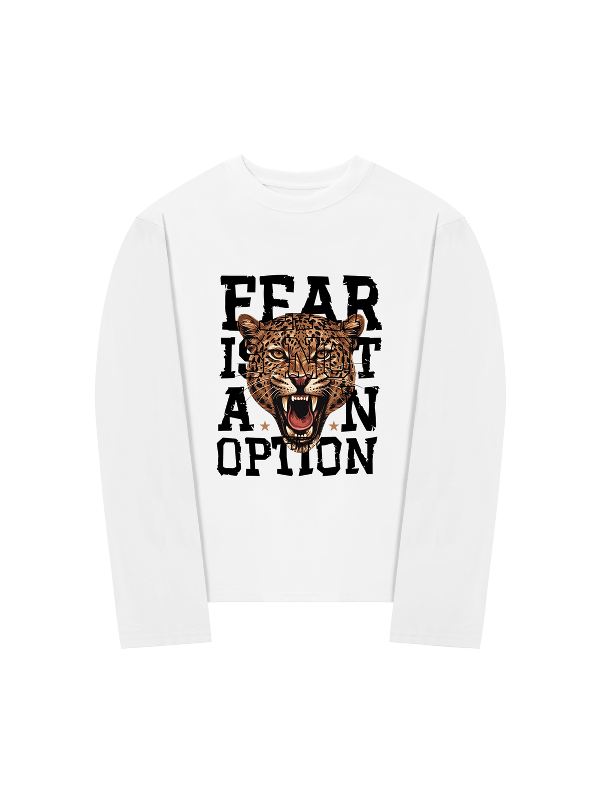 Áo Thun Dài Tay Fear Is Not An Option