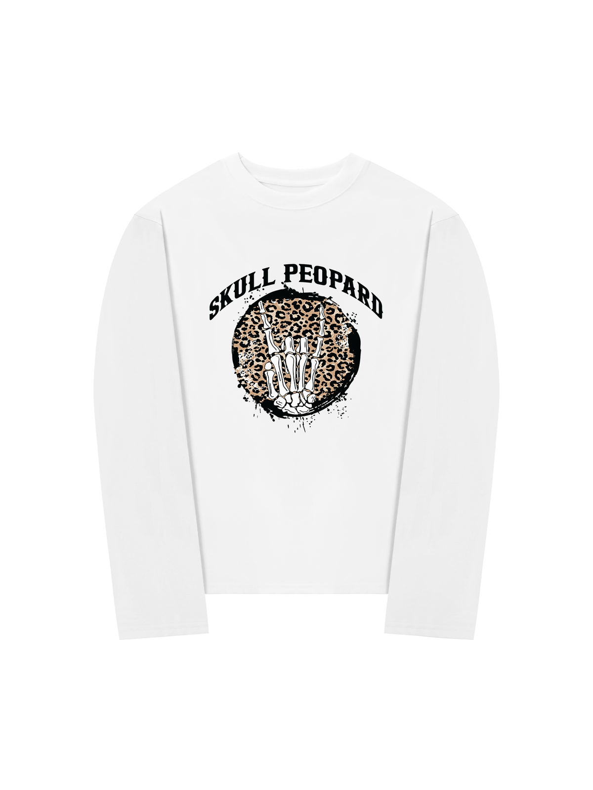 Áo Thun Dài Tay Skull Leopard
