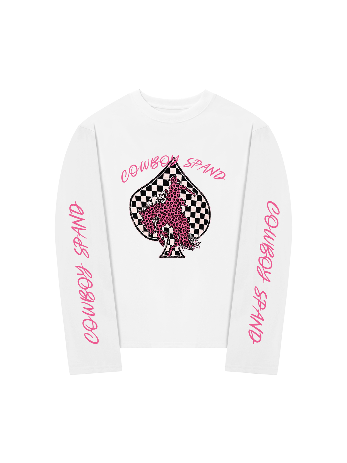 Áo Thun Dài Tay Pink Cowboy Spand