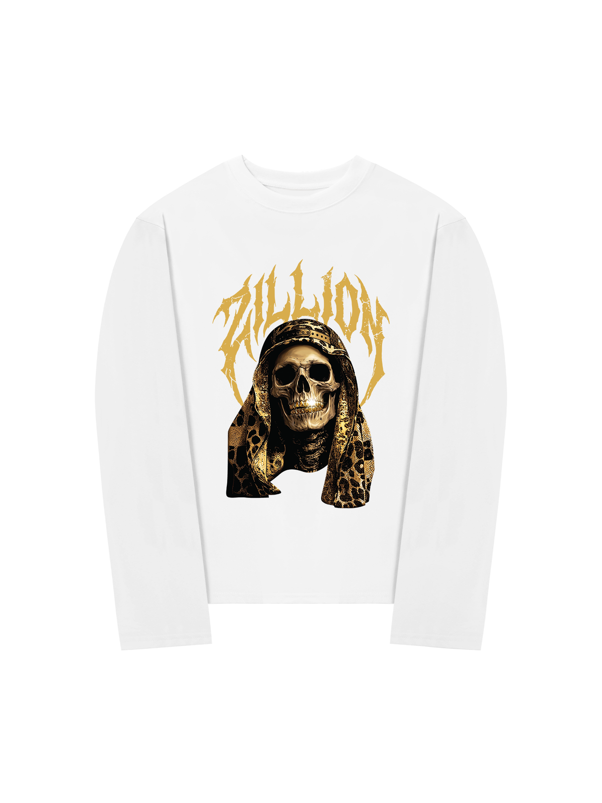 Áo Thun Dài Tay Golden Skull