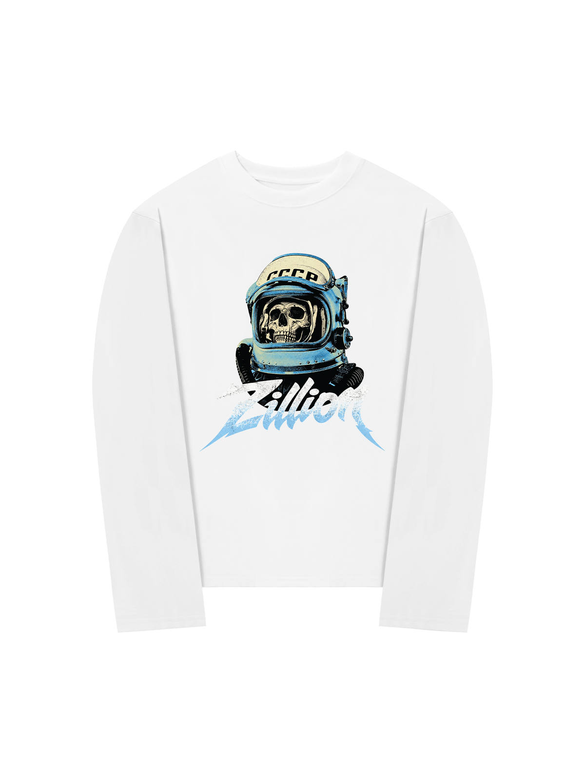 Áo Thun Dài Tay Skull Cosmonaut