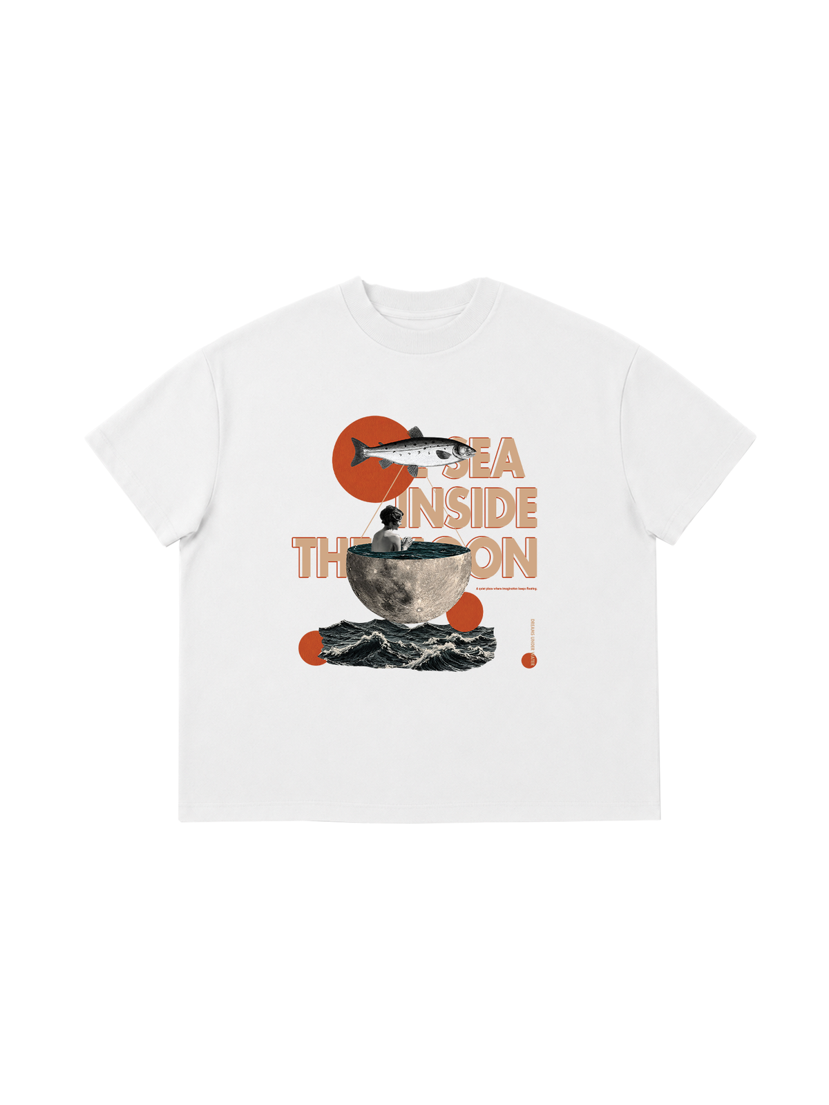 Áo Thun Boxy THE SEA INSIDE THE MOON