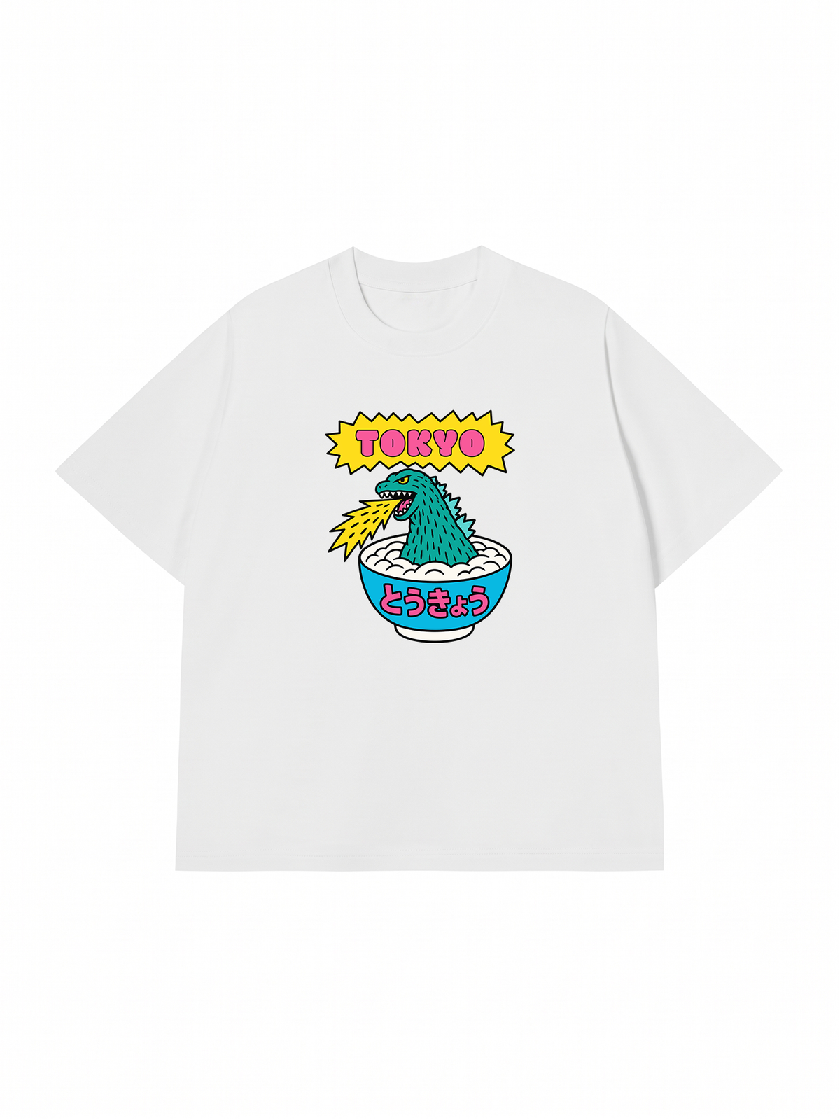 Áo Thun Relaxed Fit Tokyo Kaiju Ramen