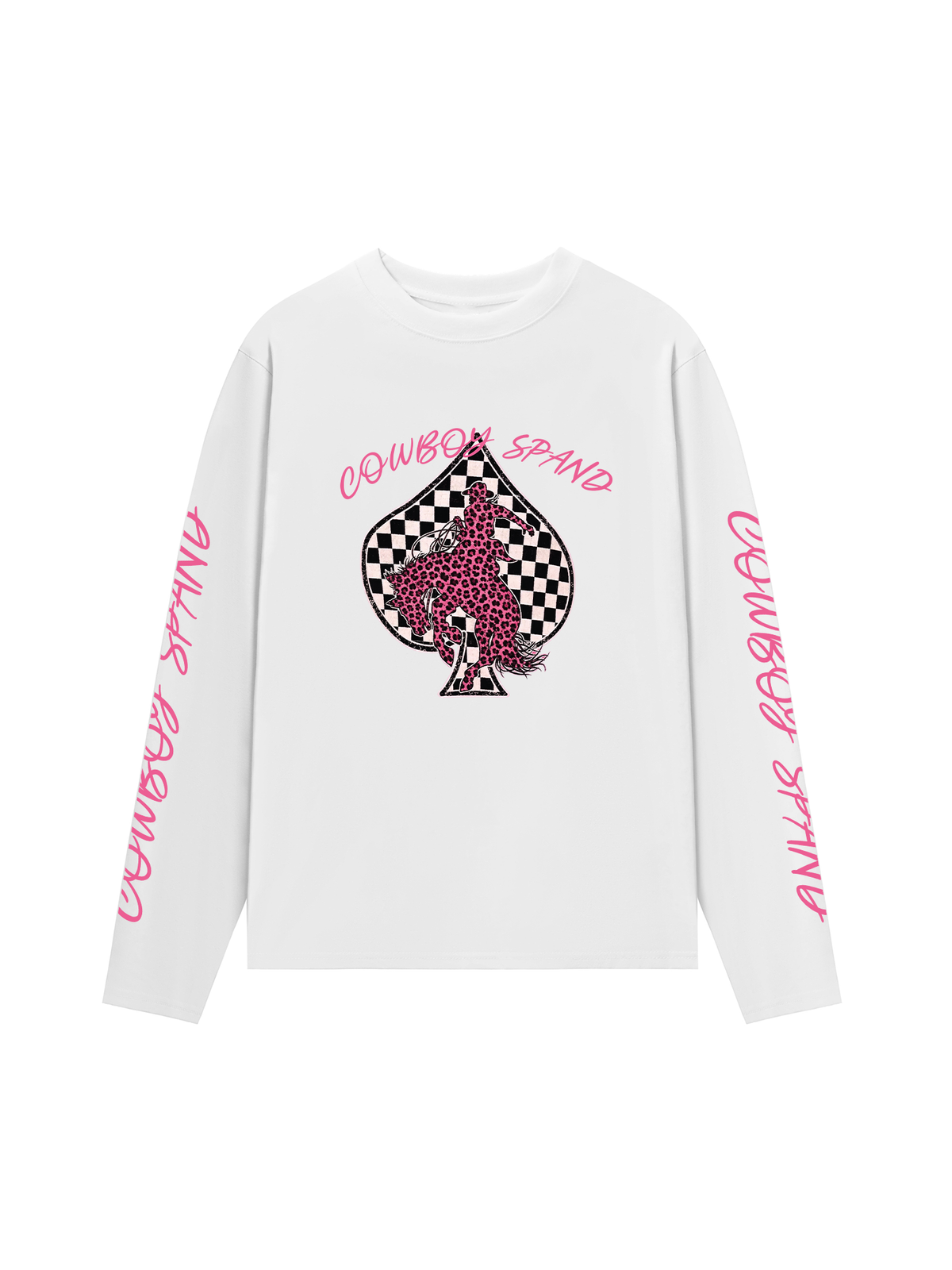 Áo Thun Dài Tay Pink Cowboy Spand