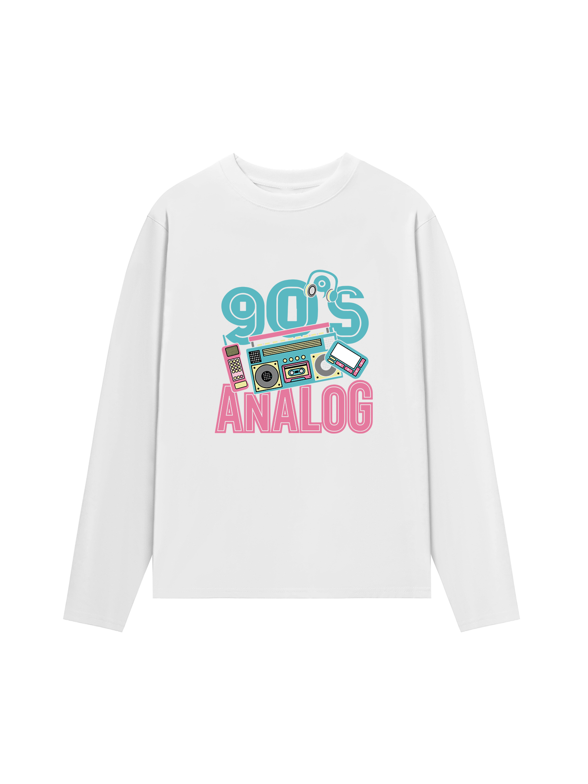 Áo Thun Dài Tay 90s Analog
