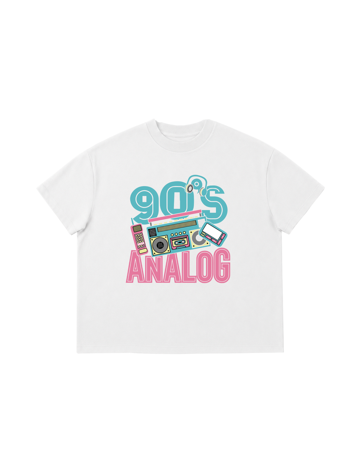 Áo Thun Boxy 90s Analog
