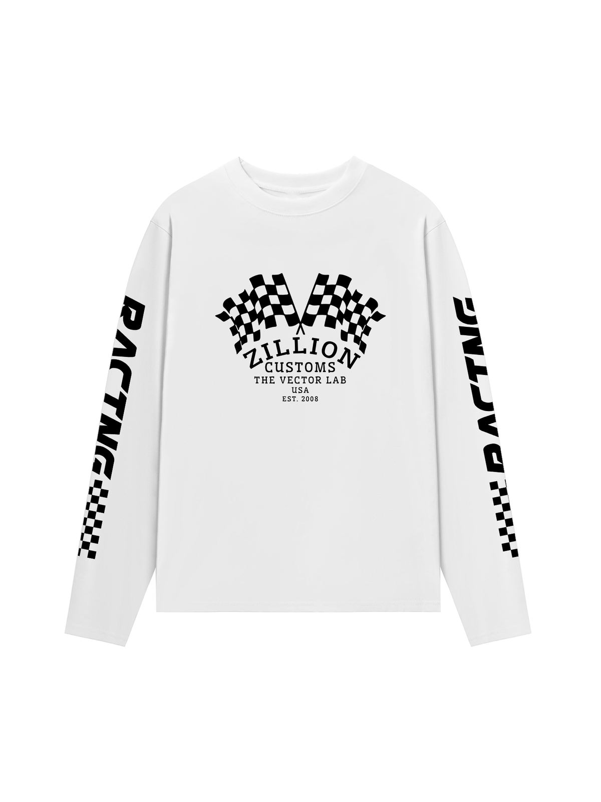 Áo Thun Dài Tay Zillion Customs Racing