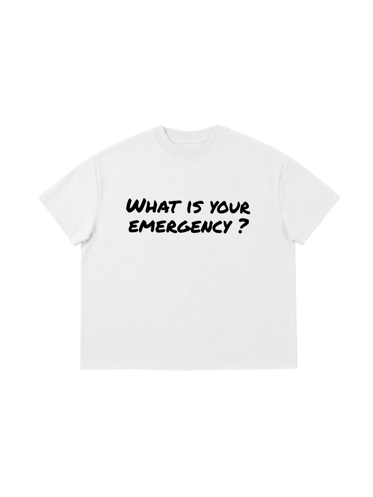 Áo Thun Boxy Car What Is Your Emergency