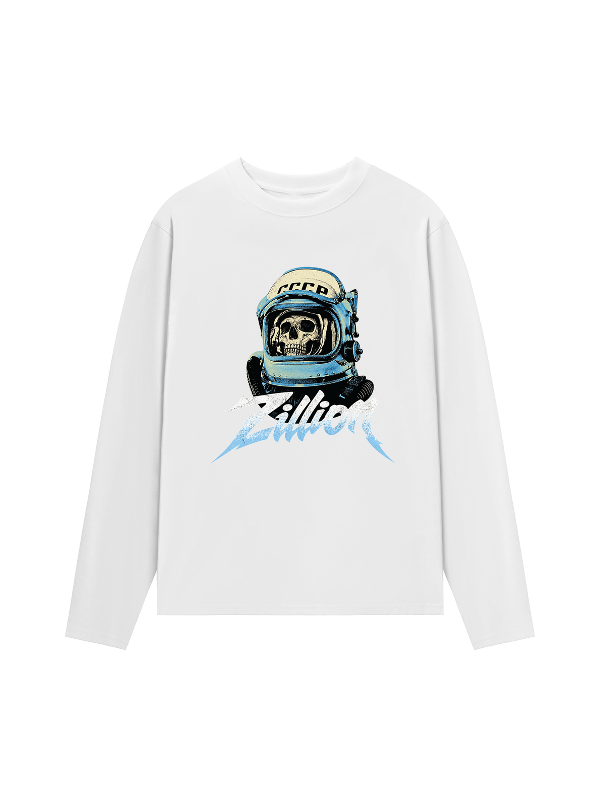 Áo Thun Dài Tay Skull Cosmonaut