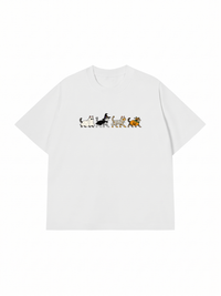 Áo Thun Relaxed Fit Halloween Meow Squad