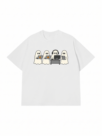 Áo Thun Relaxed Fit Ghost Office Squad