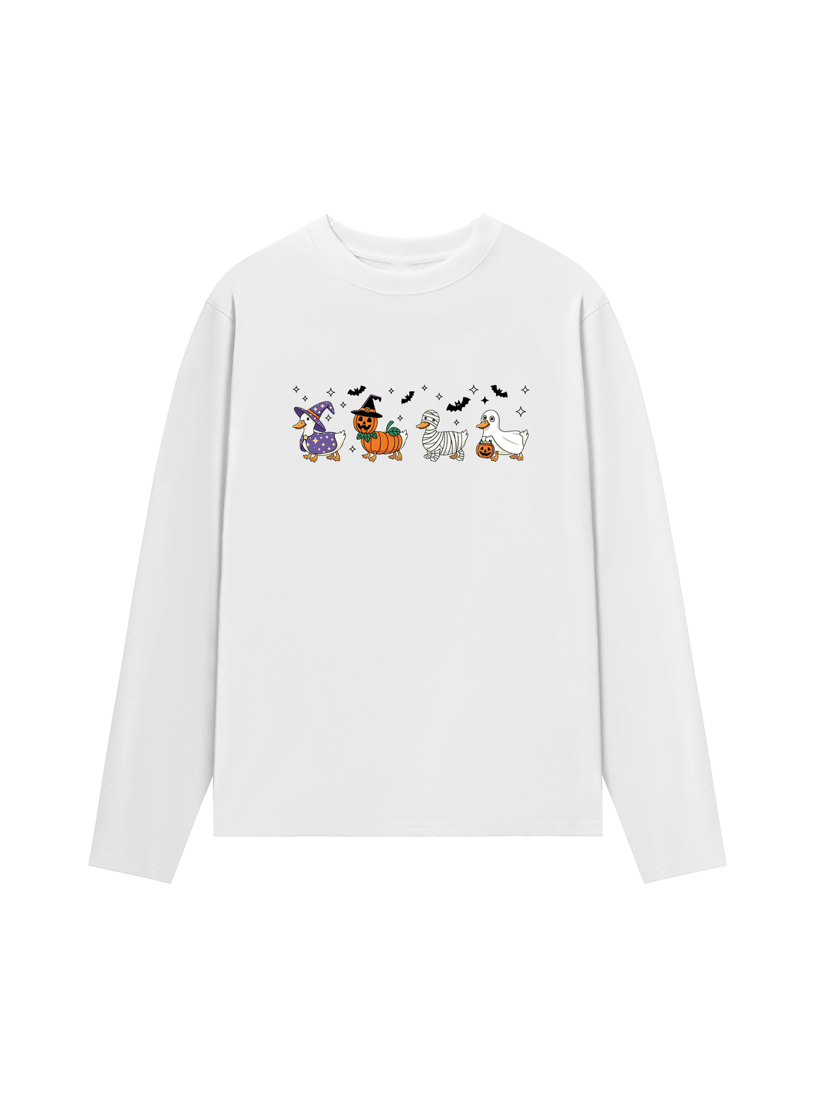 Áo Thun Dài Tay Spooky Ducks