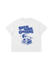 Áo Thun Boxy Spend Your Groove