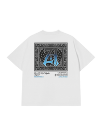 Áo Thun Relaxed Fit Hidden Meaning Zillion Black Blue Bandana