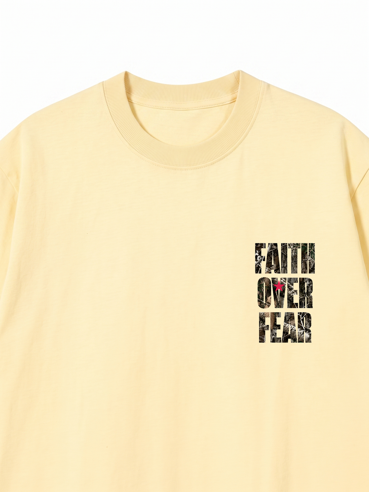 Áo Thun Relaxed Fit Faith Over Fear