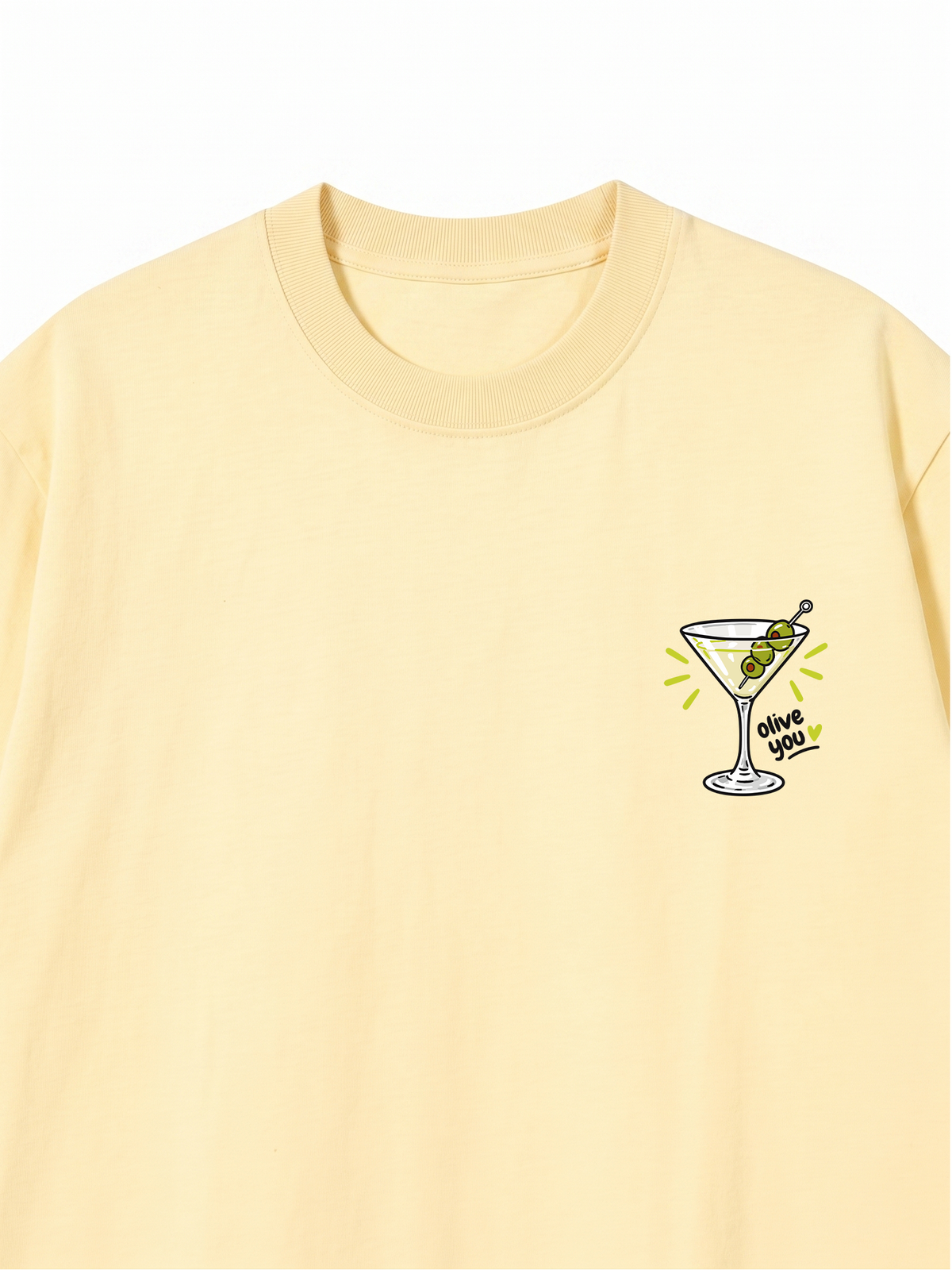 Áo Thun Relaxed Fit Martini Olive You