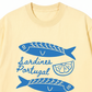 Áo Thun Relaxed Fit Blue Sardine