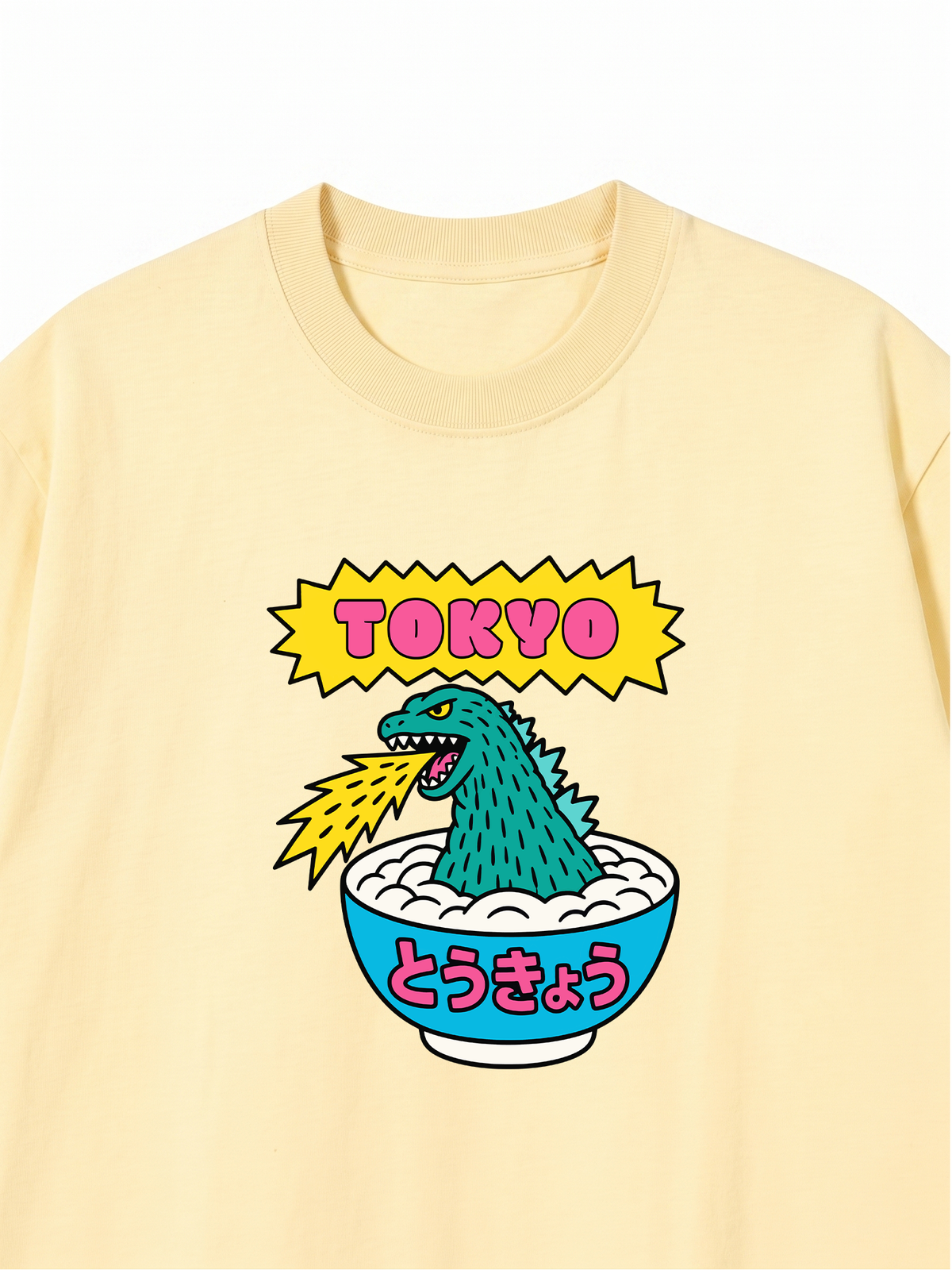 Áo Thun Relaxed Fit Tokyo Kaiju Ramen