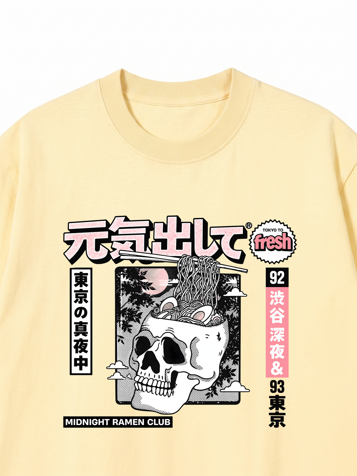 Áo Thun Relaxed Fit Midnight Ramen Club