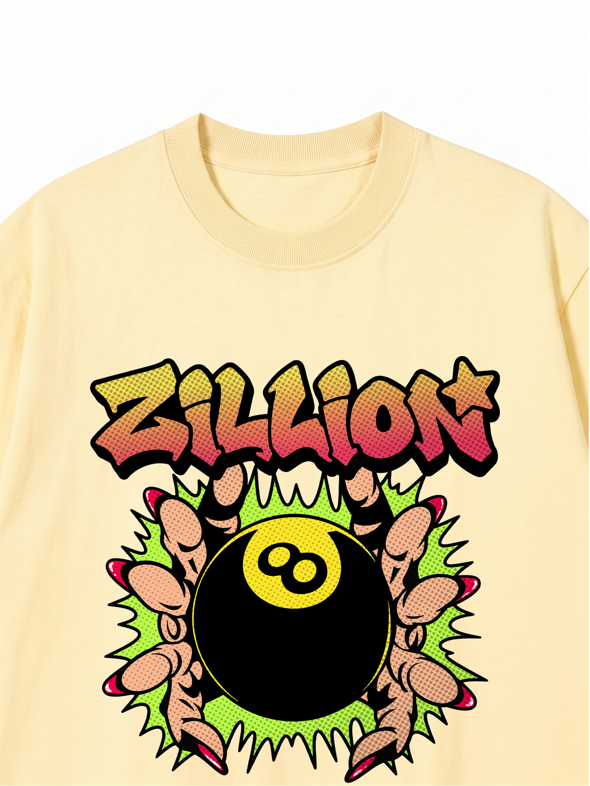 Áo Thun Relaxed Fit Witchy Hands 8-Ball