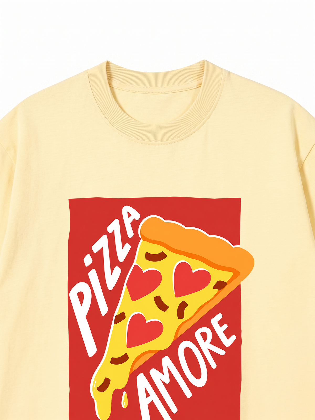 Áo Thun Relaxed Fit Pizza Amore
