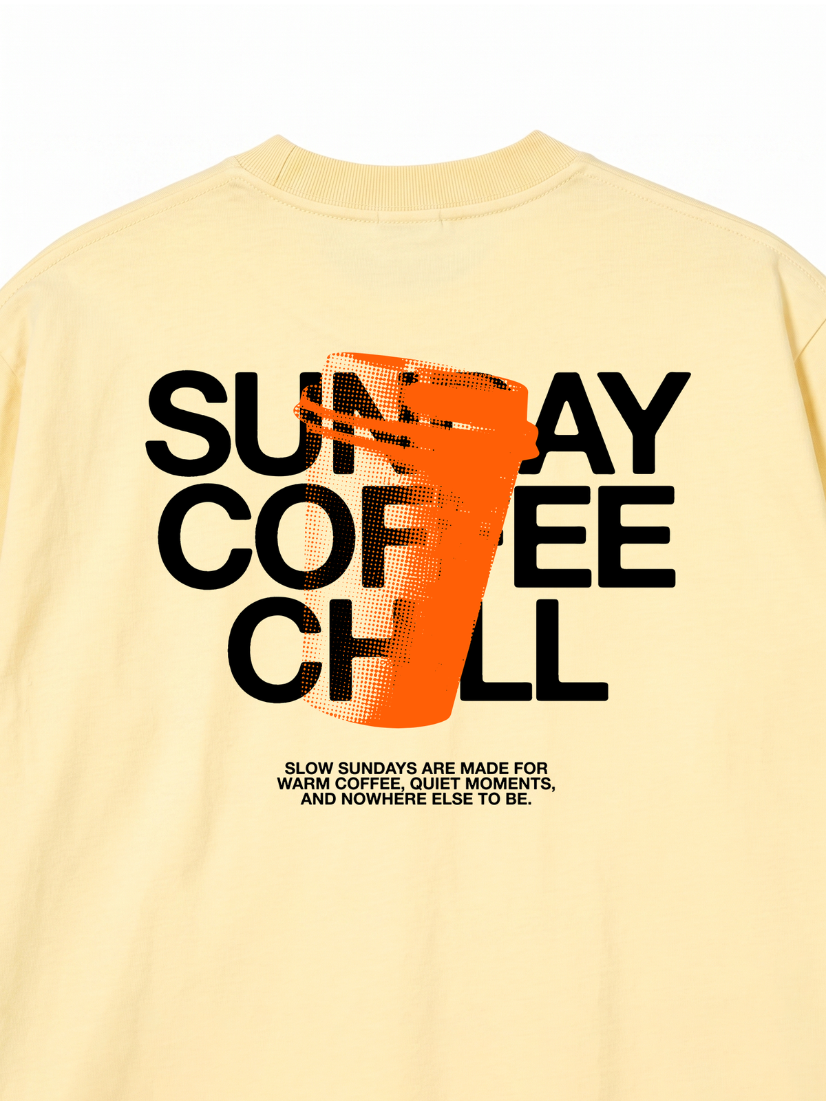 Áo Thun Relaxed Fit Sunday Coffee Chill