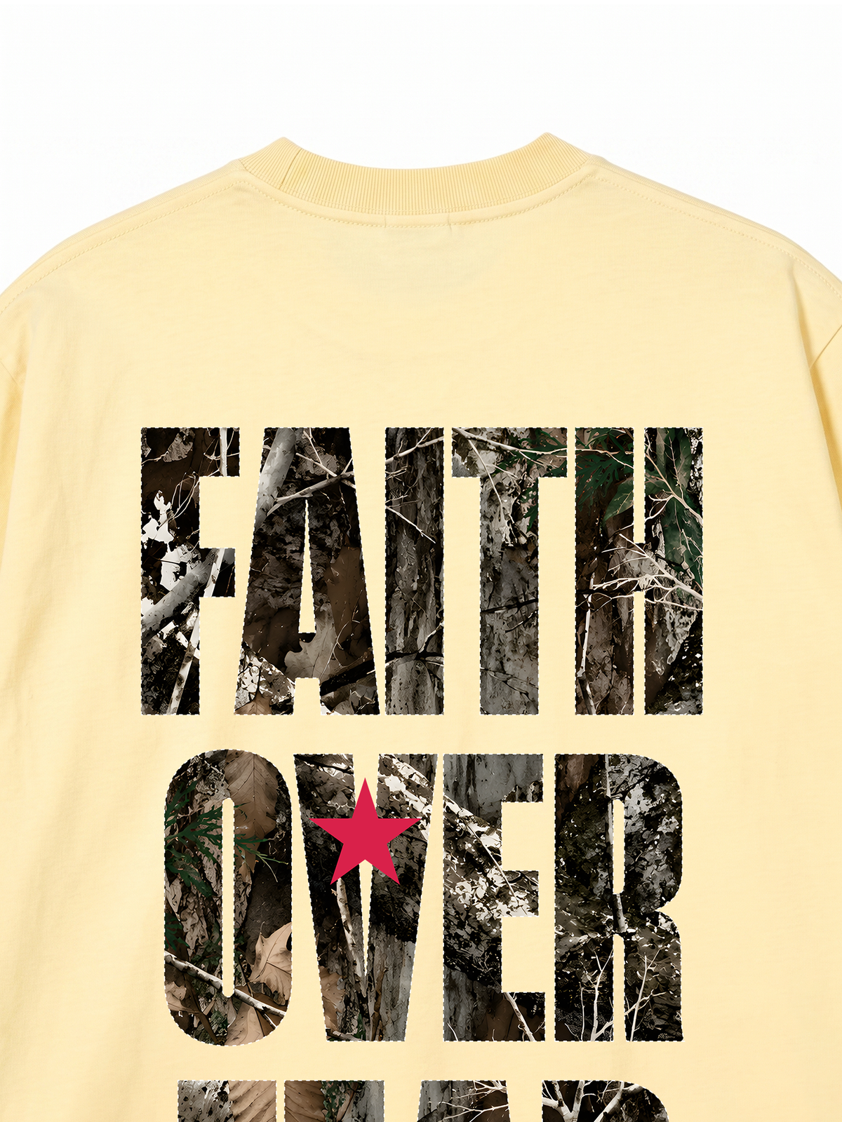 Áo Thun Relaxed Fit Faith Over Fear