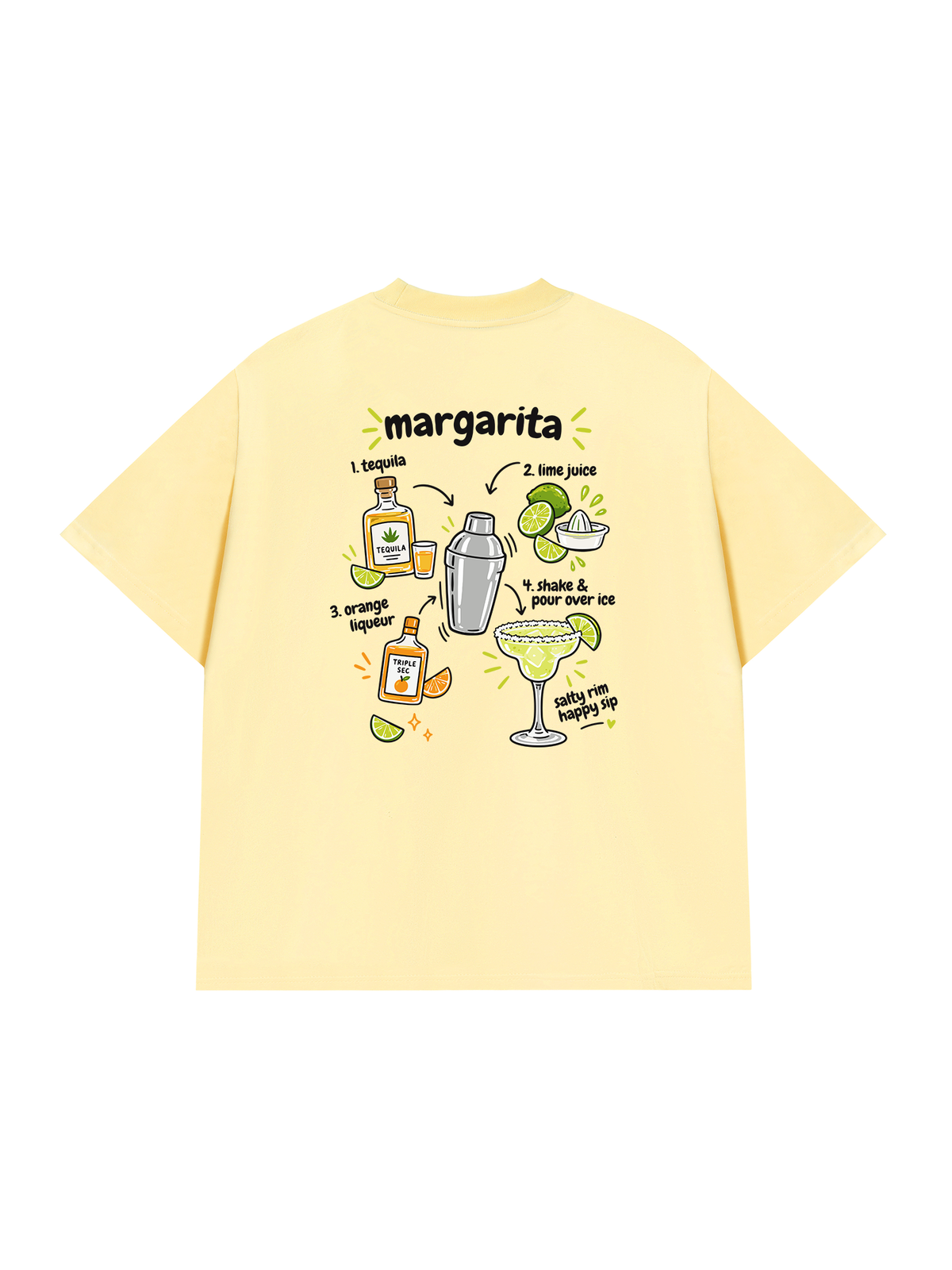 Áo Thun Relaxed Fit Margarita Happy Sip