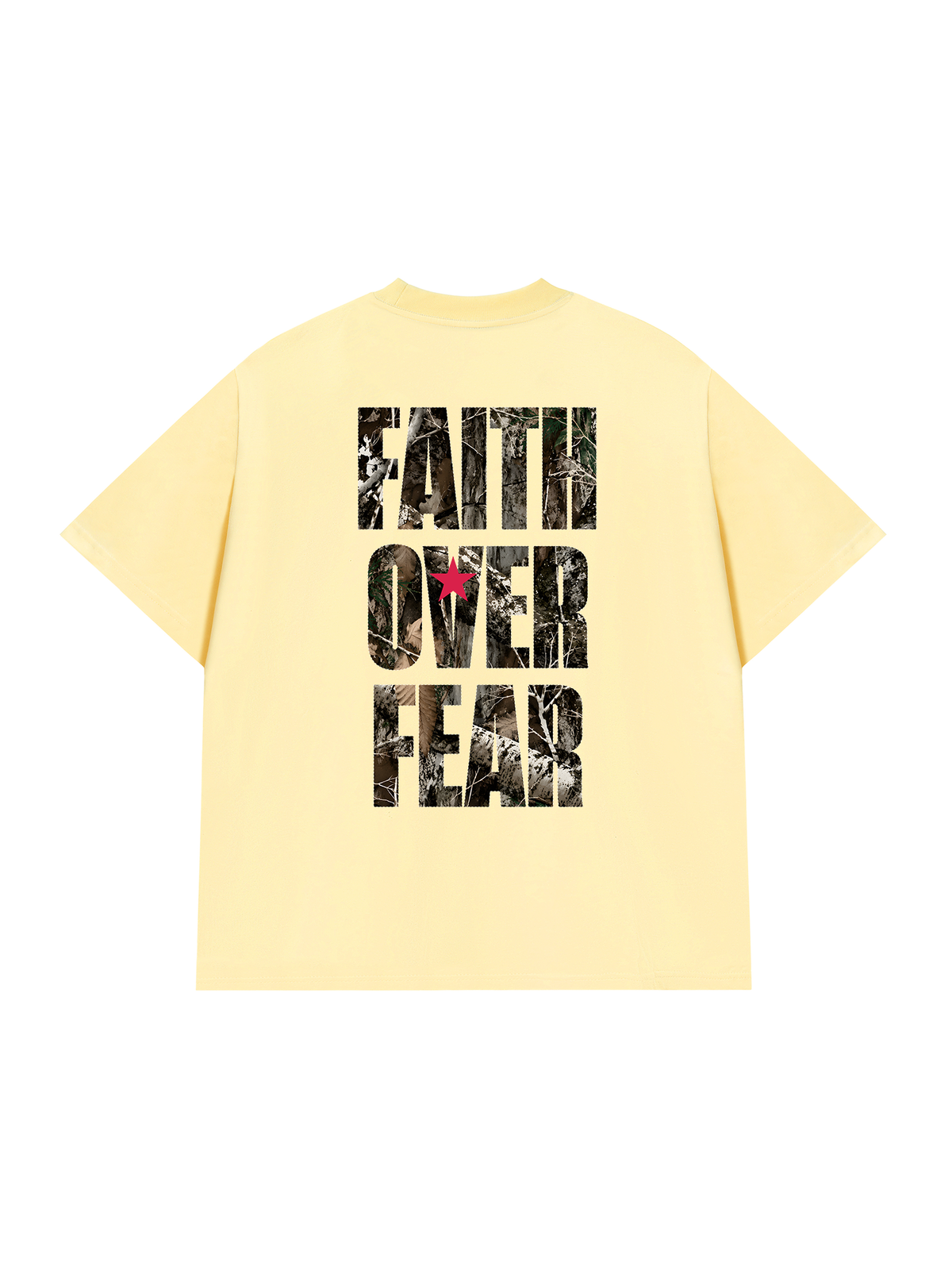 Áo Thun Relaxed Fit Faith Over Fear