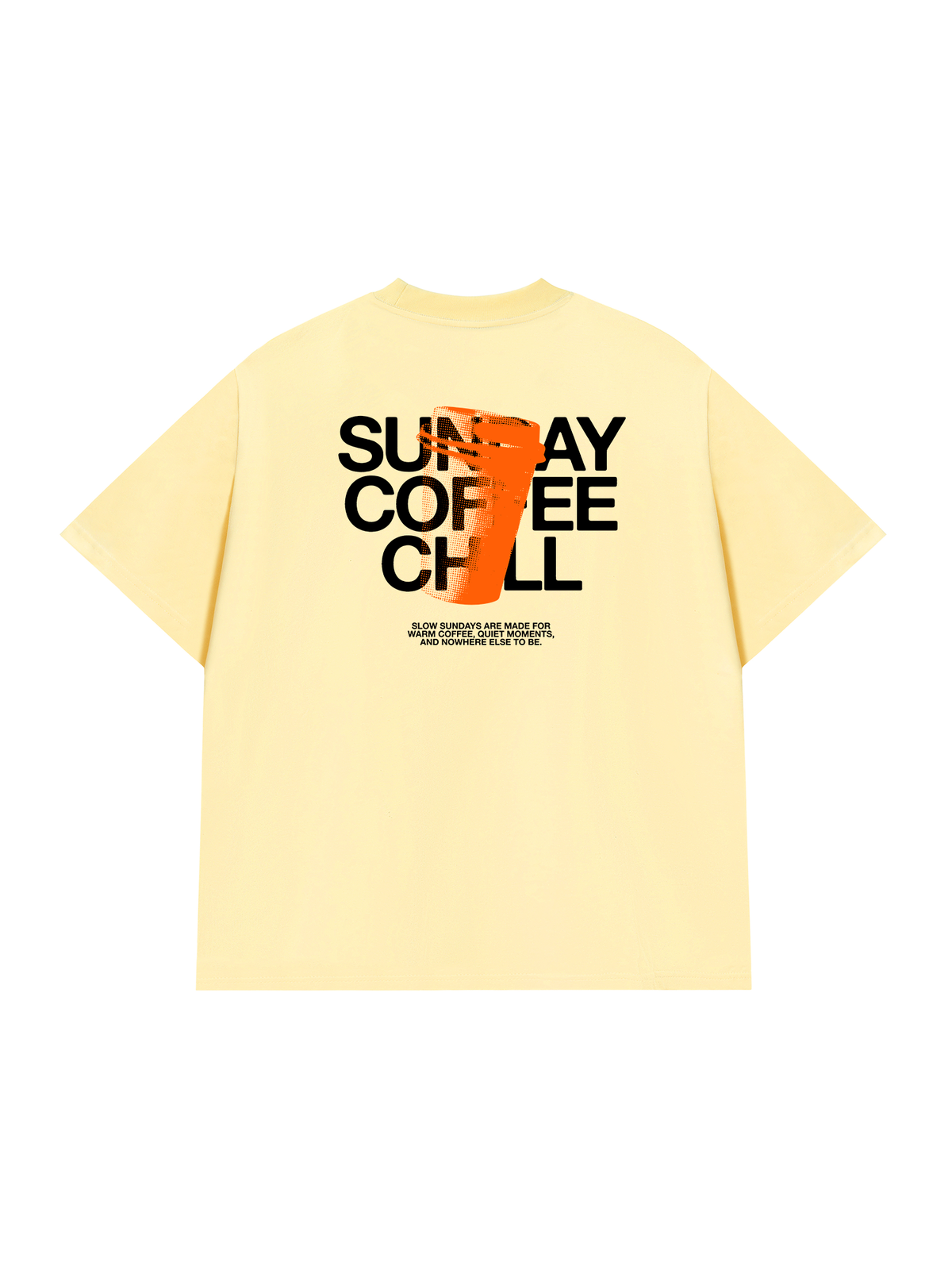 Áo Thun Relaxed Fit Sunday Coffee Chill