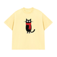 Áo Thun Relaxed Fit Red Scarf Cat