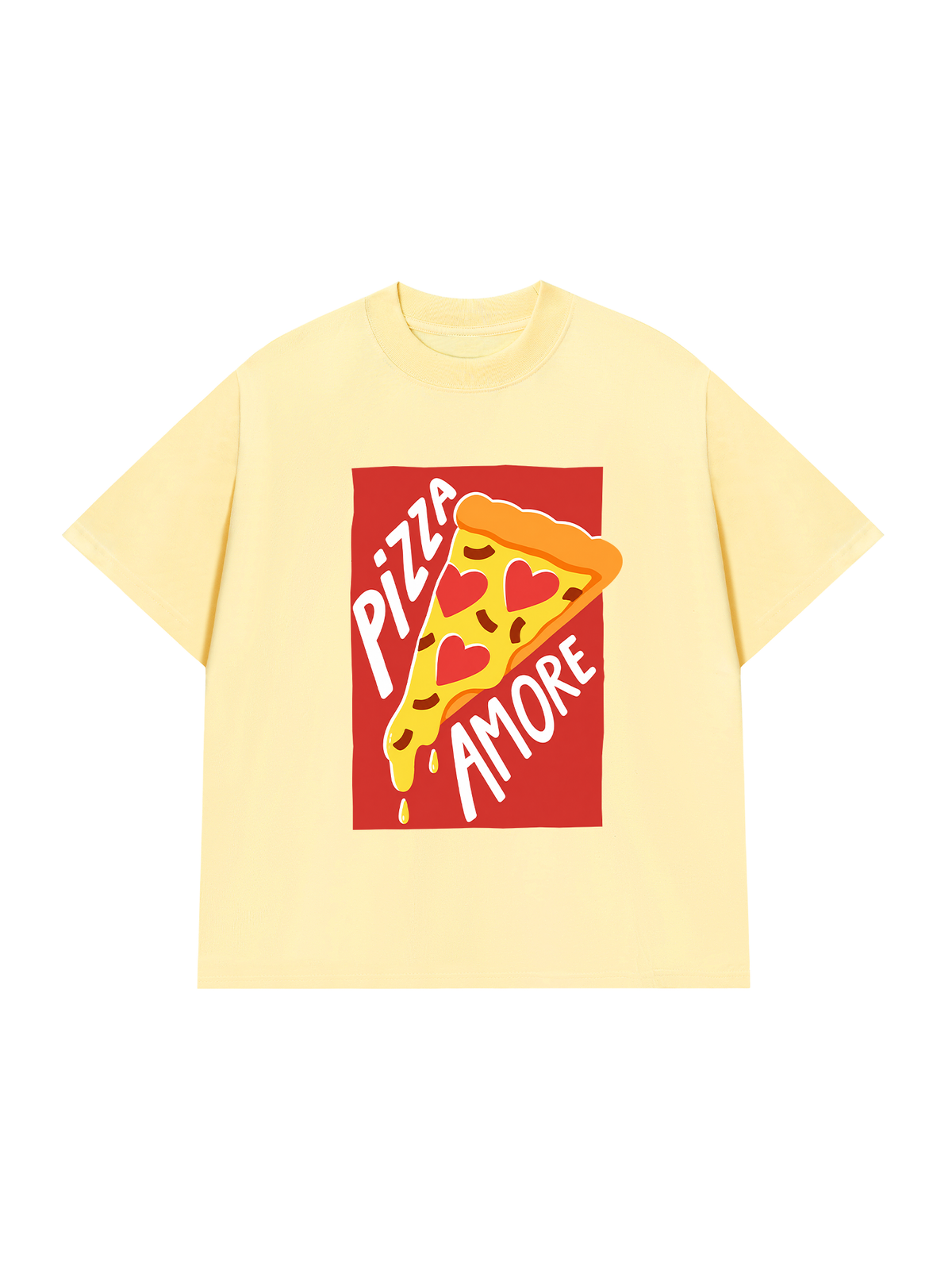 Áo Thun Relaxed Fit Pizza Amore