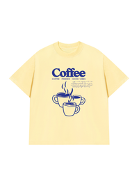 Áo Thun Relaxed Fit Coffee