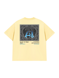 Áo Thun Relaxed Fit Hidden Meaning Zillion Black Blue Bandana