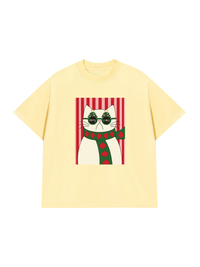 Áo Thun Relaxed Fit Meowy Christmas