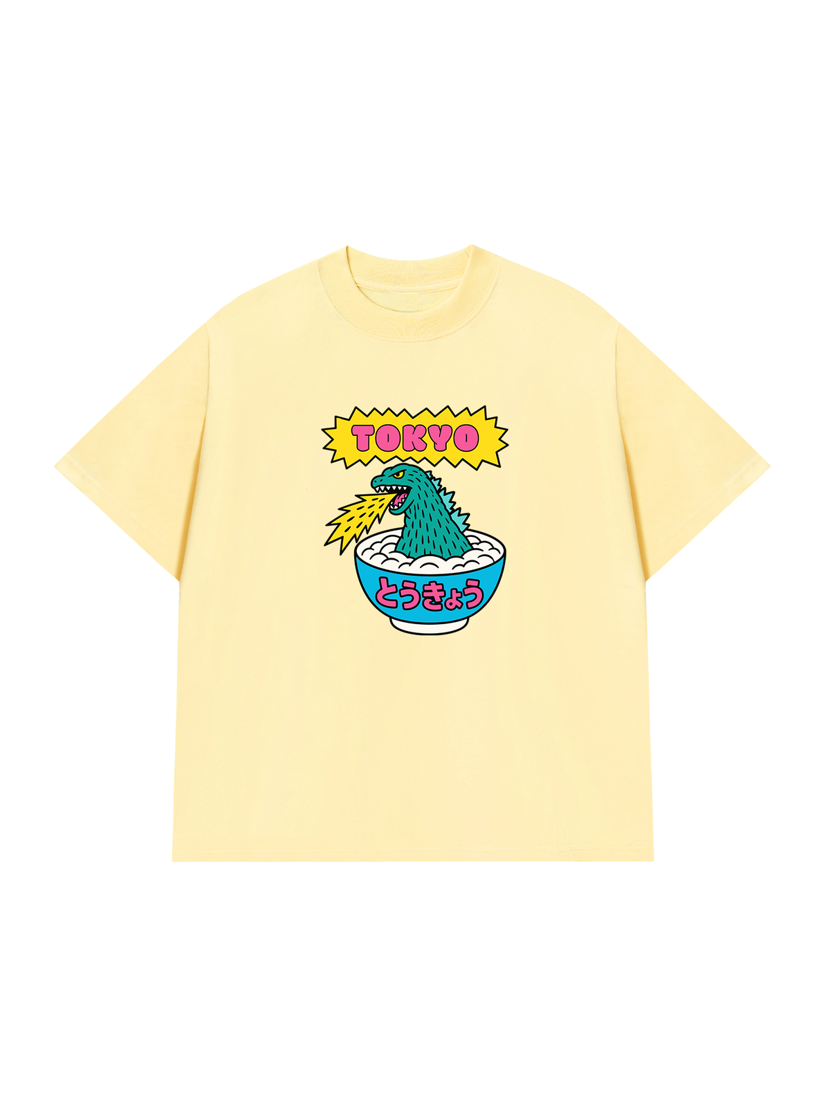 Áo Thun Relaxed Fit Tokyo Kaiju Ramen