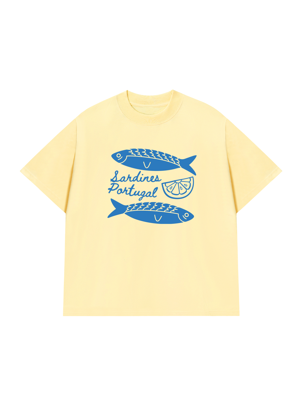 Áo Thun Relaxed Fit Blue Sardine