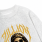 Áo Sweater Nỉ Hai Da Golden Skull