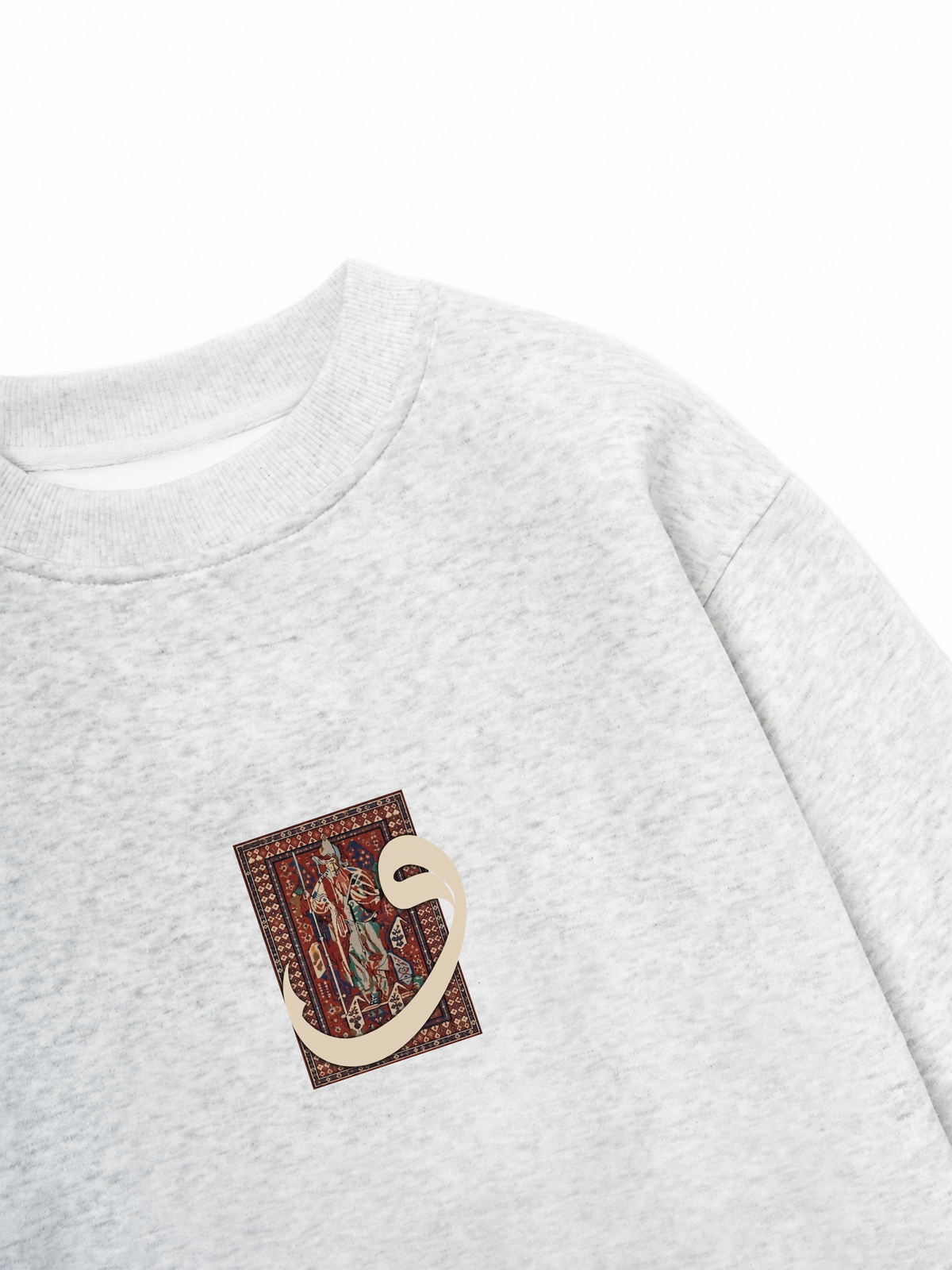 Áo Sweater Nỉ Hai Da The Arabic Letter