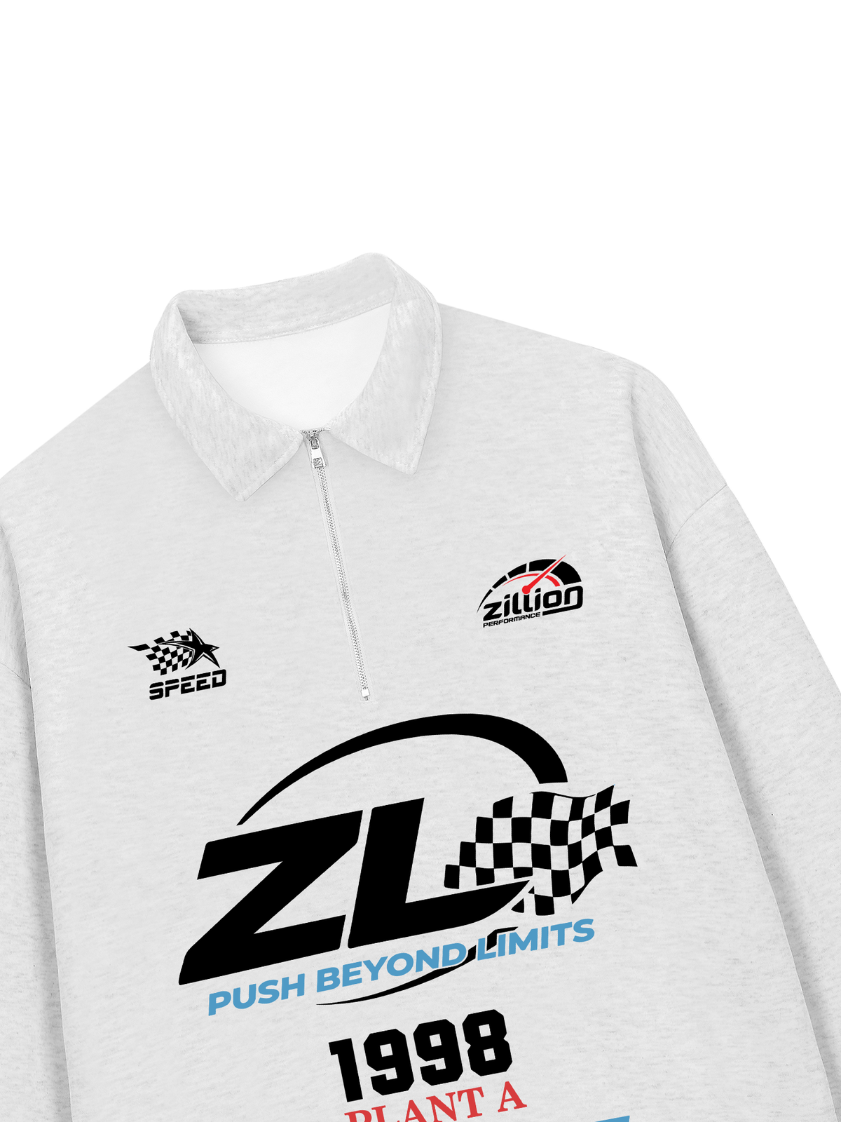 Áo Sweater Polo Nỉ Hai Da Plant A Corners