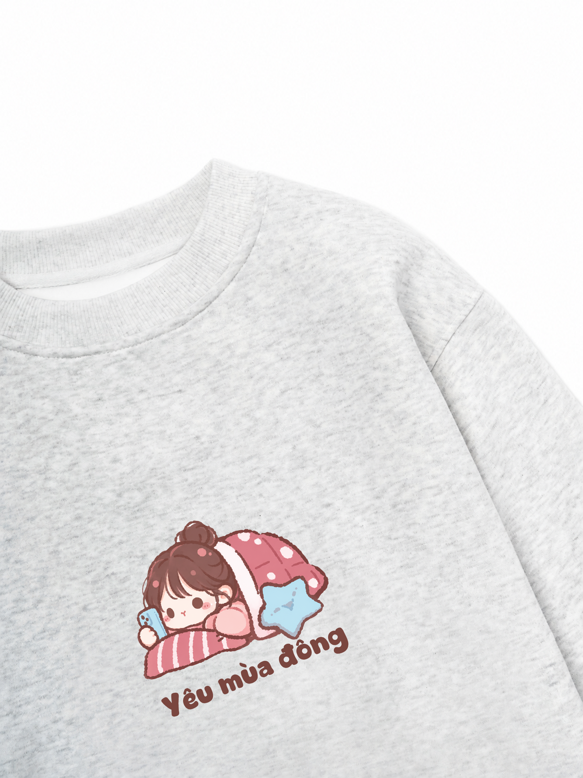 Áo Sweater Nỉ Hai Da Yêu Mùa Đông