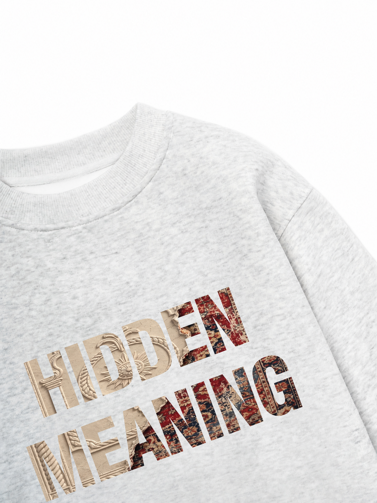 Áo Sweater Nỉ Hai Da Some Truths Stay Hidden