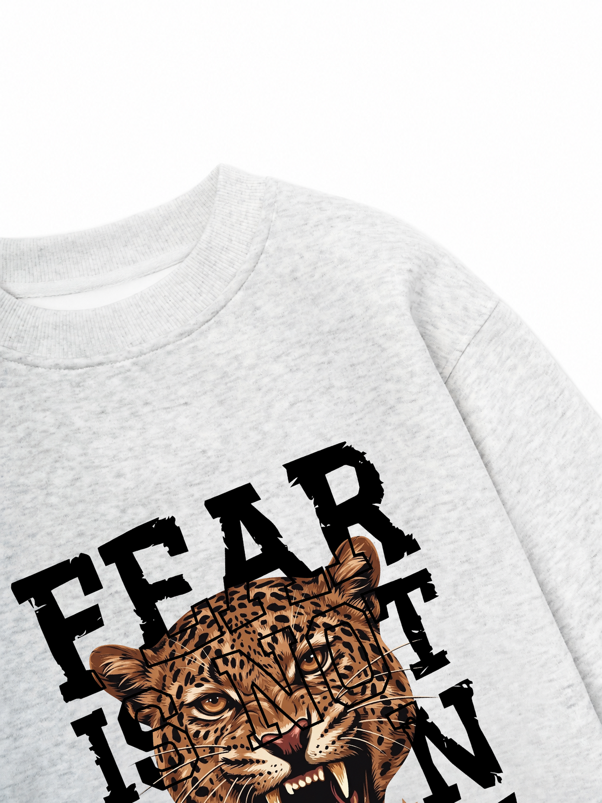 Áo Sweater Nỉ Hai Da Fear Is Not An Option