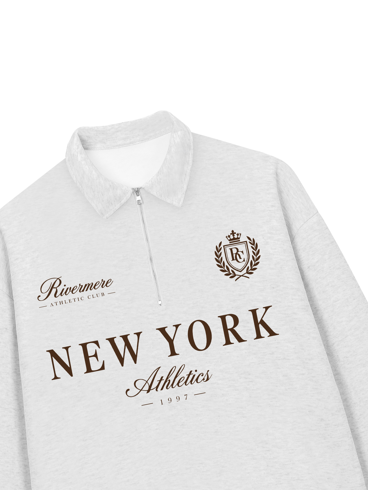 Áo Sweater Polo Nỉ Hai Da New York