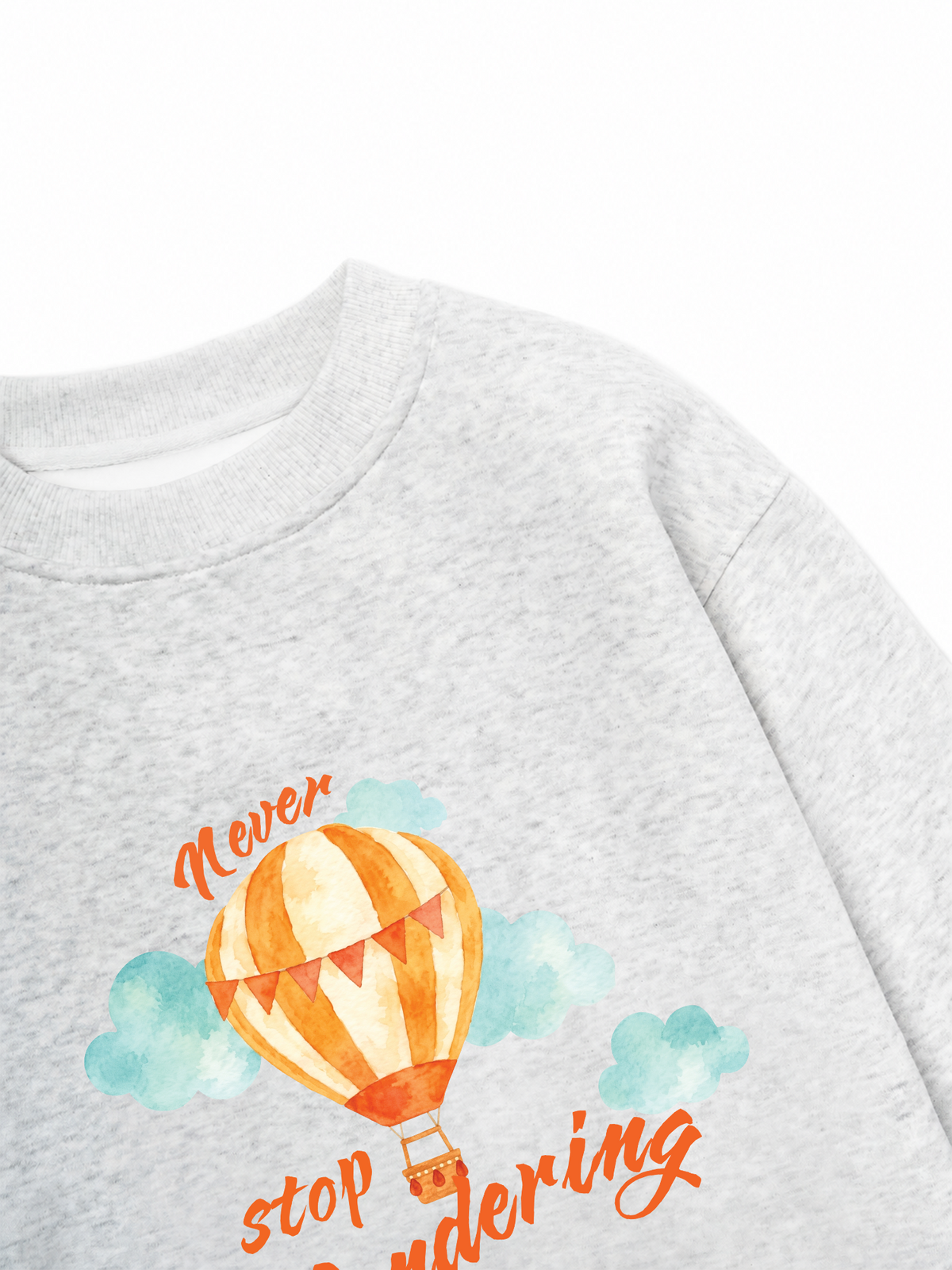 Áo Sweater Nỉ Hai Da Never Stop Wandering